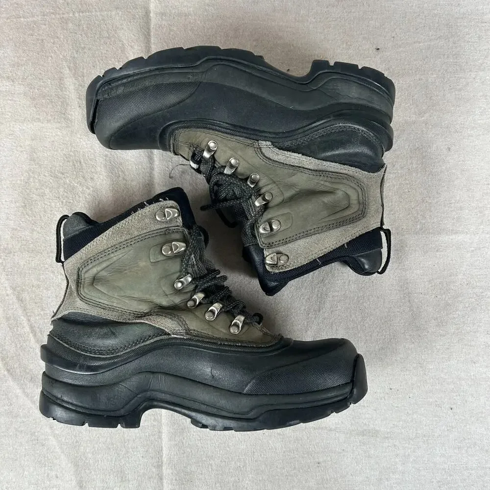 Lands End Mens Hiking Boots‎ Shoes Size 7.5B Waterproof Mid Camping Outdoors